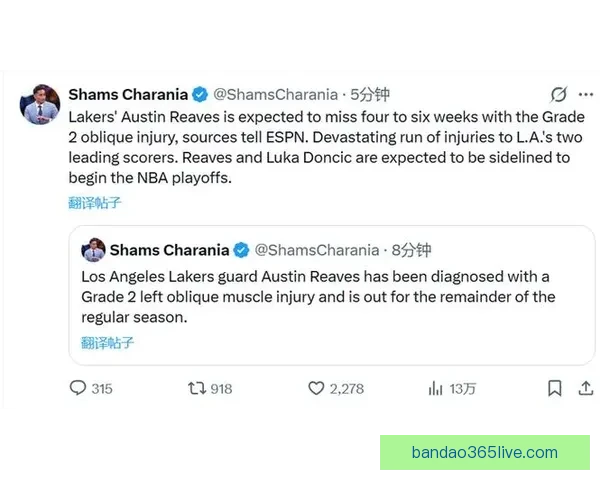 里夫斯常规赛报销检查失误致重伤或错失2.41亿顶薪